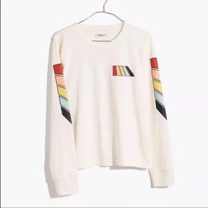 Madewell x Free & Easy Rainbow Graphic Long-Sleeve